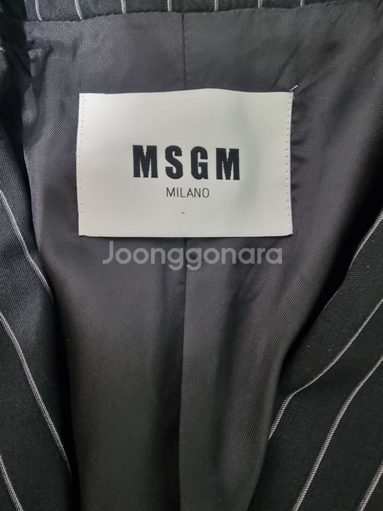 MSGM 언발란스 블레이져 자켓 정품--3