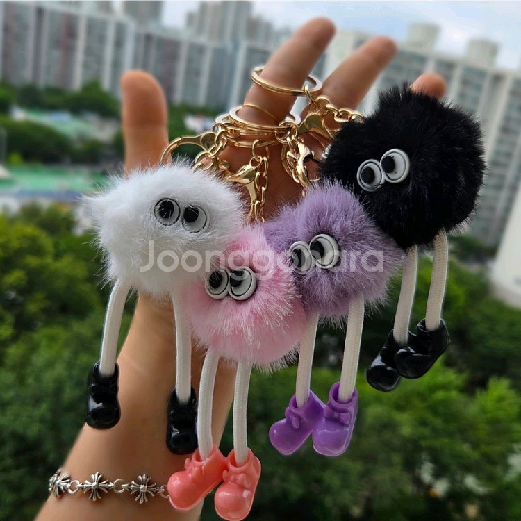 지브리키링 먼지인형 키링 숯검댕이 밍크 키링--0