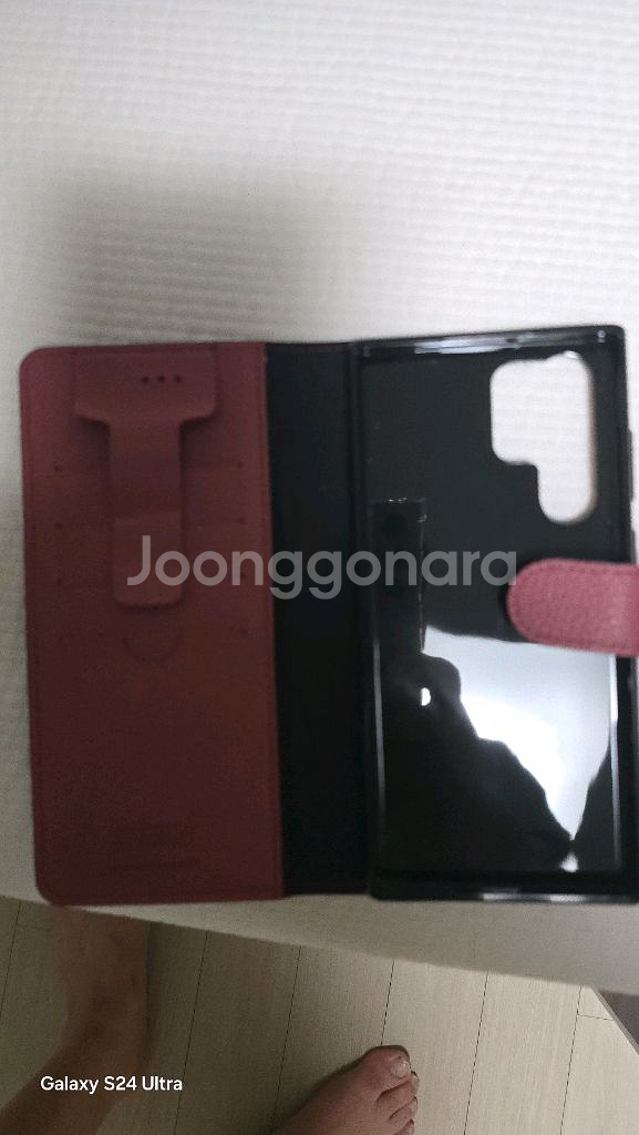 까미또 피코 오플 천연소가죽 다이어리 휴대폰 케이스--3
