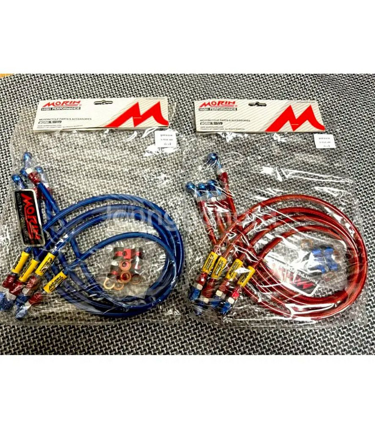 XMAX300 MORIN ABS 브레이크메쉬호스 set--0