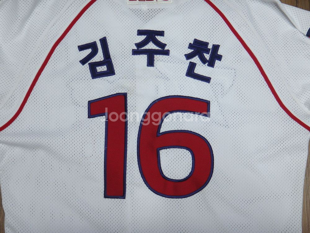 (L/100) KIA 타이거즈 김주찬 자수마킹 유니폼--2