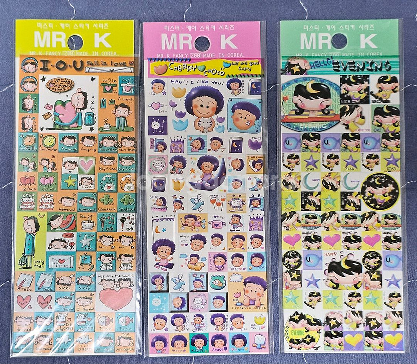 다꾸용 씰스티커 (헌헌,키찌상점,미스터케이 등) 일괄--5