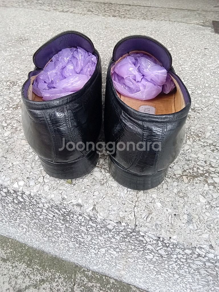 테스토니 실버로고 페니로퍼 구두,드레스슈즈--2