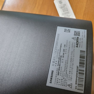 삼성 커브드 모니터 27인치 C27F396FHK 8만원