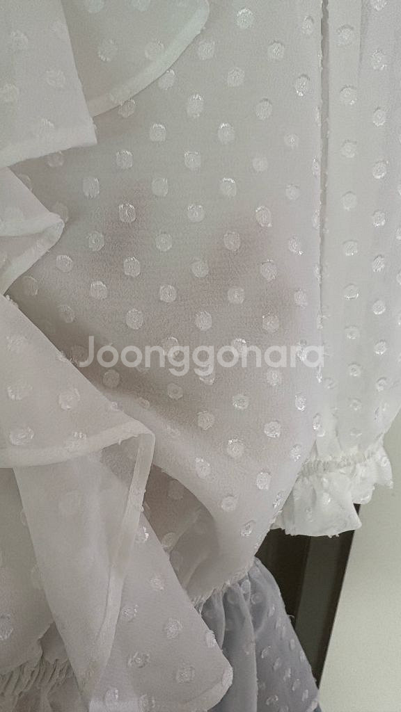 하엄지 루흐 도트 러플 랩블라, 모노앤밀키 숏츠--2