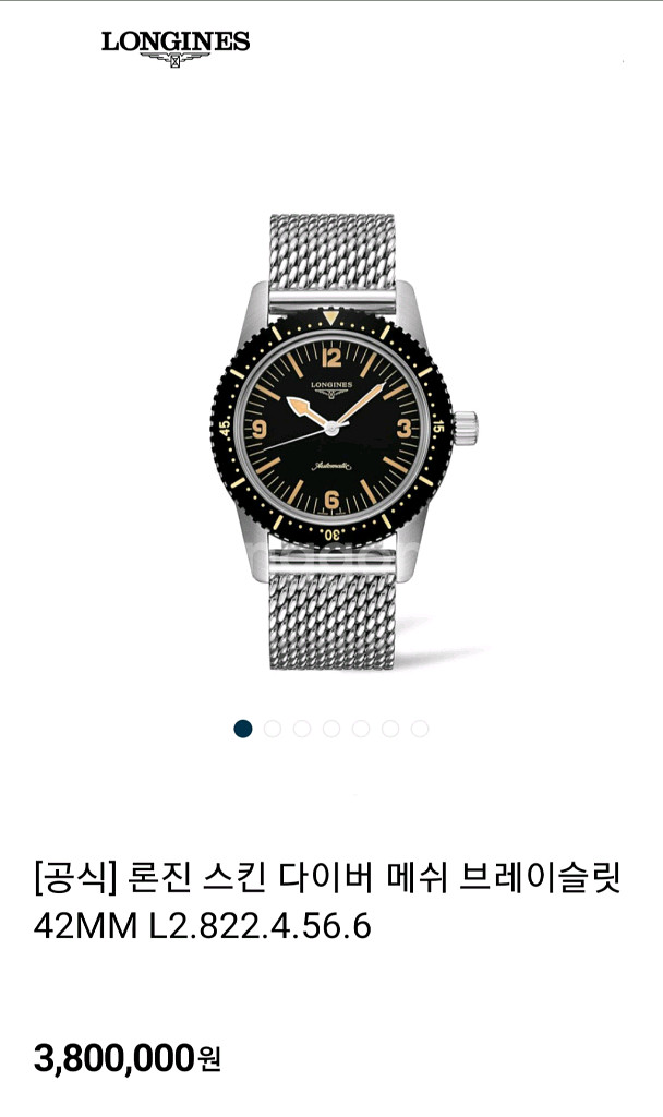 론진 헤리티지 스킨 다이버 42mm(2019년식)--9