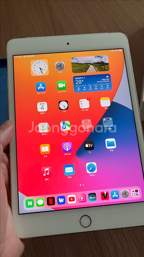아이패드 미니4 골드 셀룰러 64gb--4