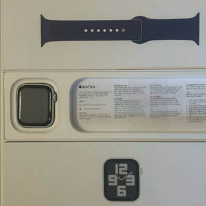 애플워치se2 44mm 실버 단순개봉급