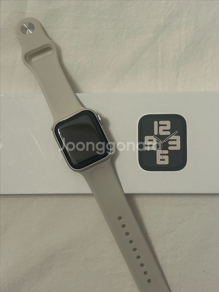 애플워치 se2 40mm gps 스타라이트 좋은매물!--0