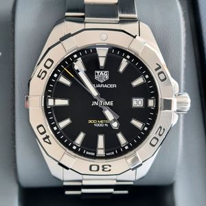 태그호이어 아쿠아레이서 300 쿼츠 검판 41mm