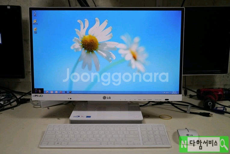 LG일체형PC LGVD320 24인치+TV--2