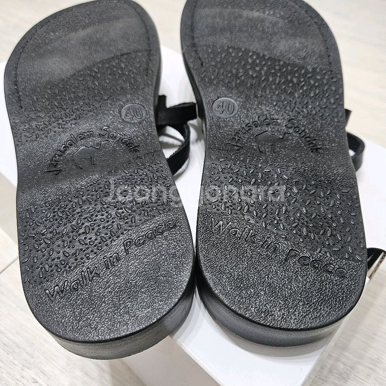 [사용감X] 예루살렘 샌들 아리엘 블랙 40 250--1