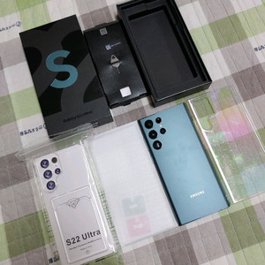 풀박 미사용 ㅡ 갤럭시 S22 울트라 256GB+구성품