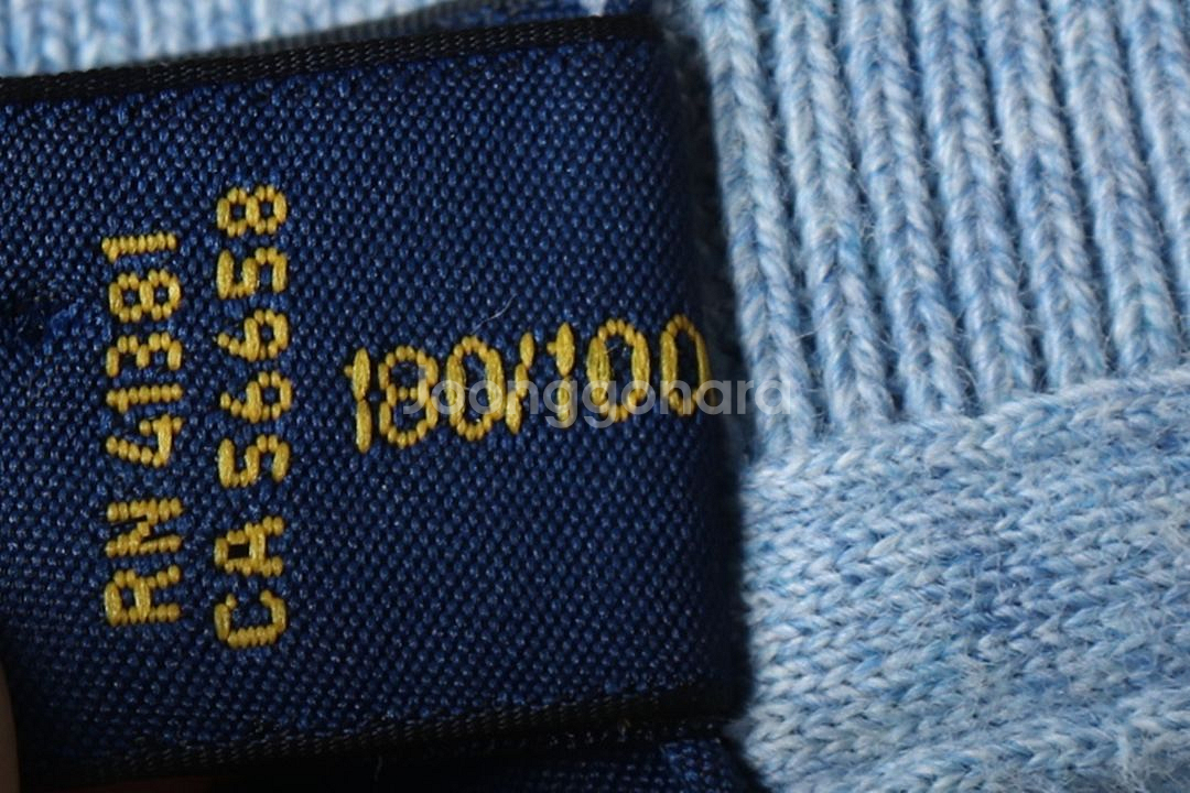 (L-XL) 폴로 랄프로렌 반팔 카라 티셔츠 연블루--7