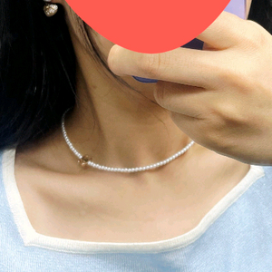 진주 무광 목걸이
