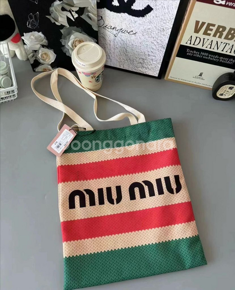 미우미우 팝업 에코백--0