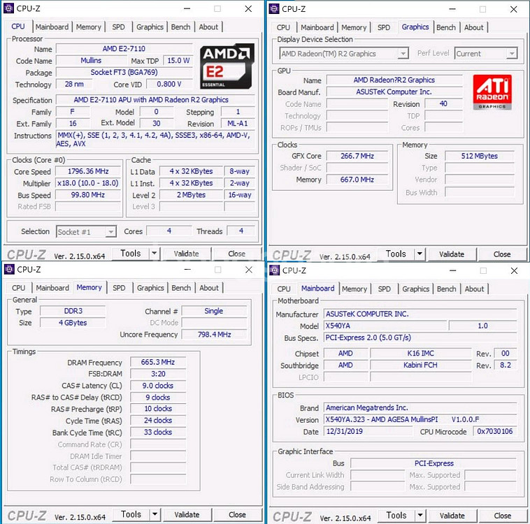 사무/동영상 시청용 15인치 ASUS 노트북(X540Y--1