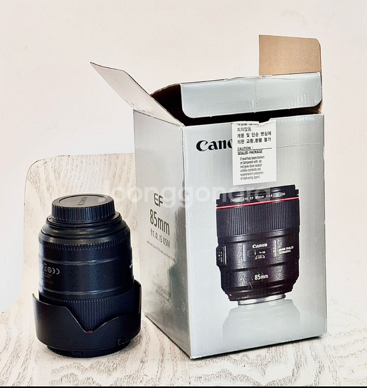 캐논 EF 85mm F1.4L IS USM 손만두 렌즈--0