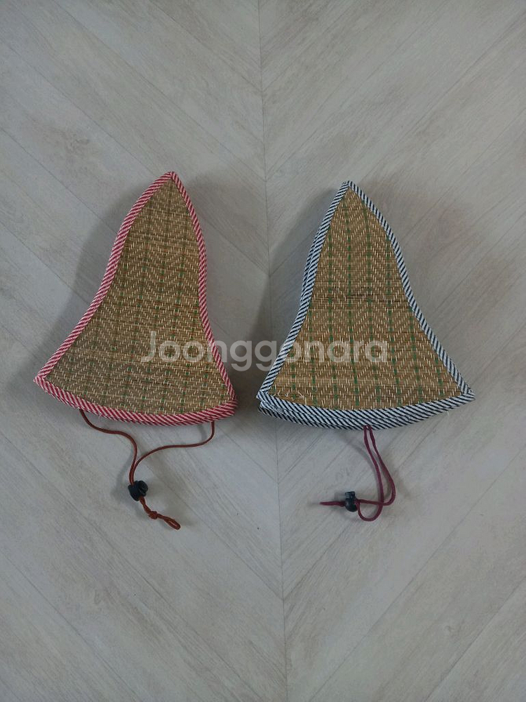 접는 밀집모자 2개일괄--0