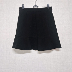 블랙 플레어 스커트