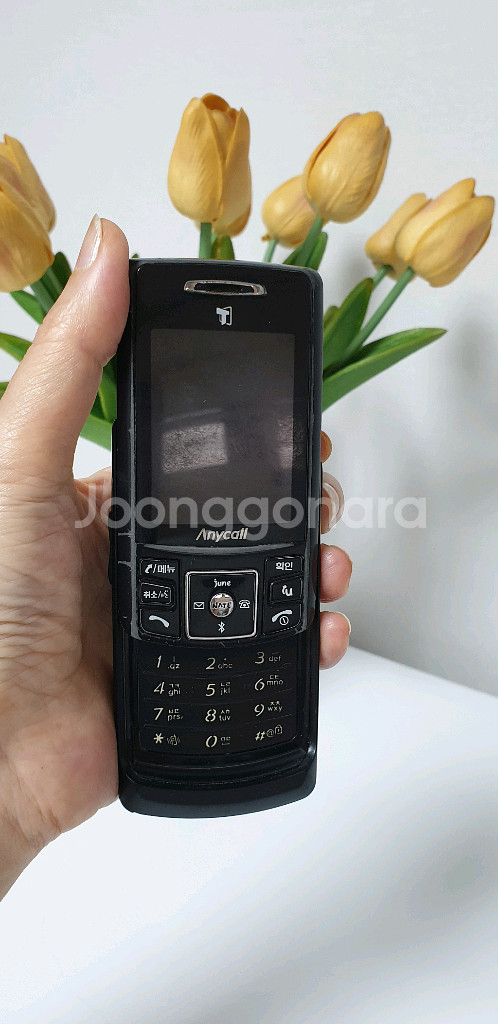 삼성 애니콜 슬라이드폰 올드폰--0