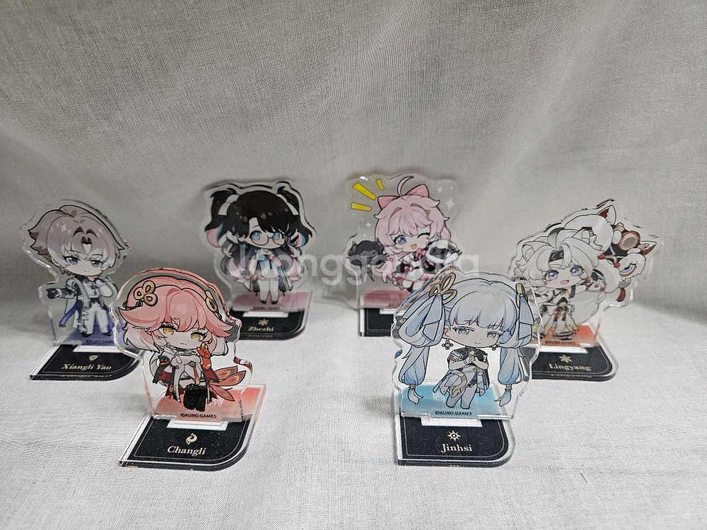 명조 일본 콜라보 SD 아크릴스탠드 6종 세트--0