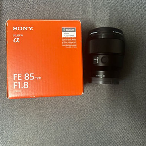 소니 85.8렌즈 85mm 1.8