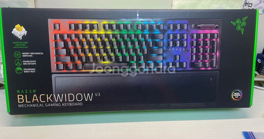레이저 BlackWidow V3 키보드--0