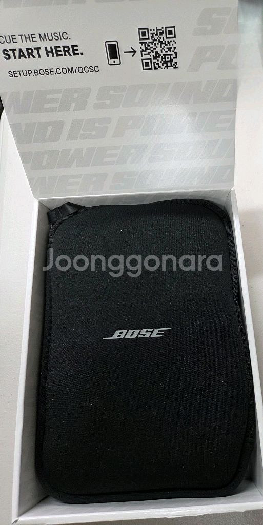 보스 노이즈 캔슬링 와이어리스 QC SC 헤드폰 블랙--2