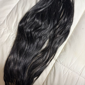 20인치 붙임머리 천연생모 한팩반