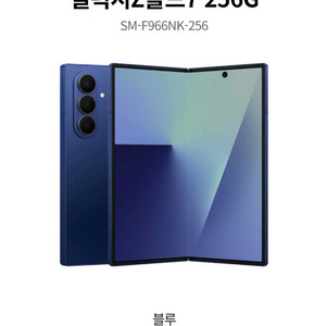 갤럭시 폴드 7 블루쉐도우