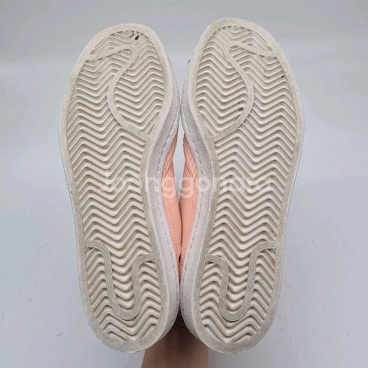 아디다스 슈퍼스타 피치핑크 슬립온235--2