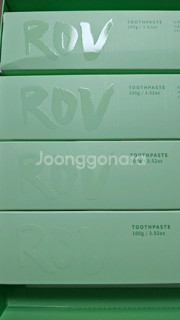 알오브이 치약 100g 4개 입냄새 제거--0