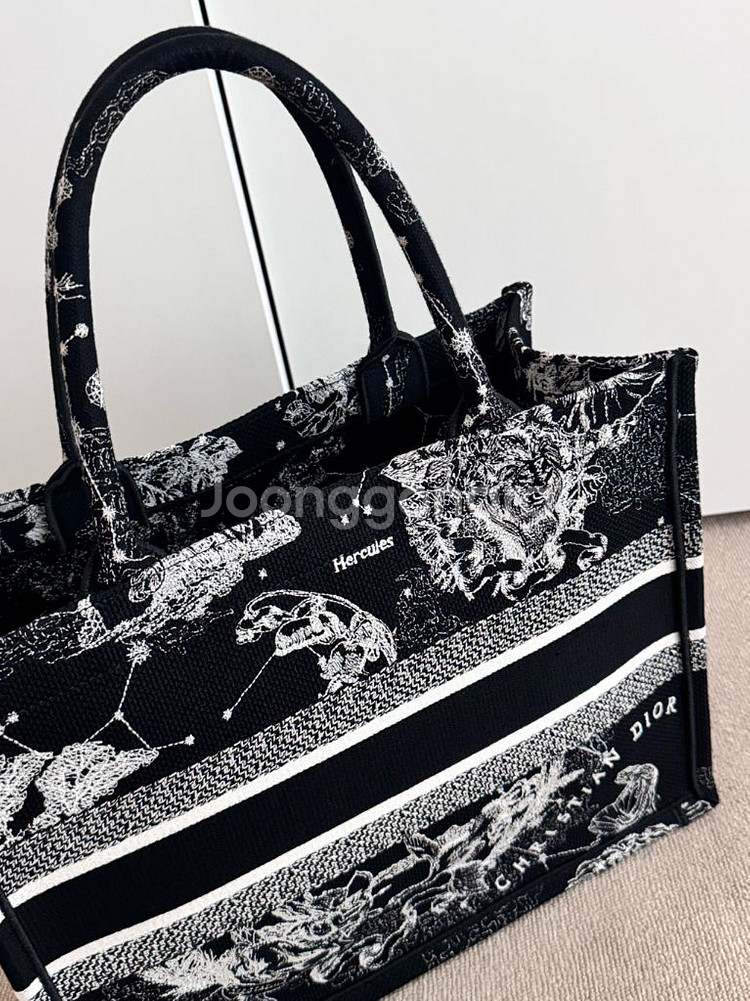 디올 북토트 DIOR BOOK TOTE 미디엄 조디악--3