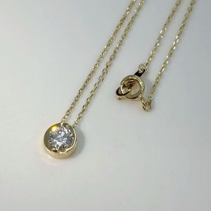 14k 큐빅 목걸이