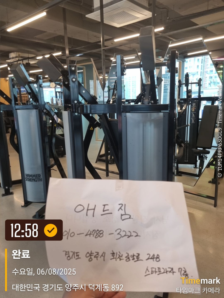 디랙스 런닝머신, 해머MTS 체스트 프레스, 하프렉 이미지