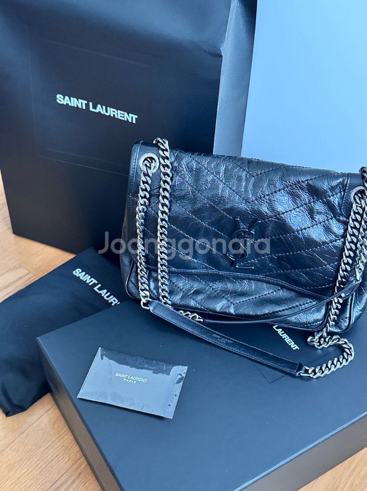 입생로랑 니키 체인백 미디엄--0