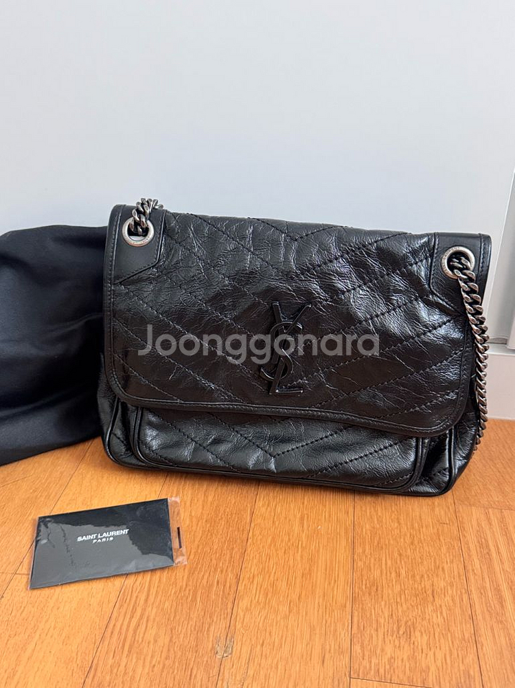 입생로랑 니키 체인백 미디엄--1