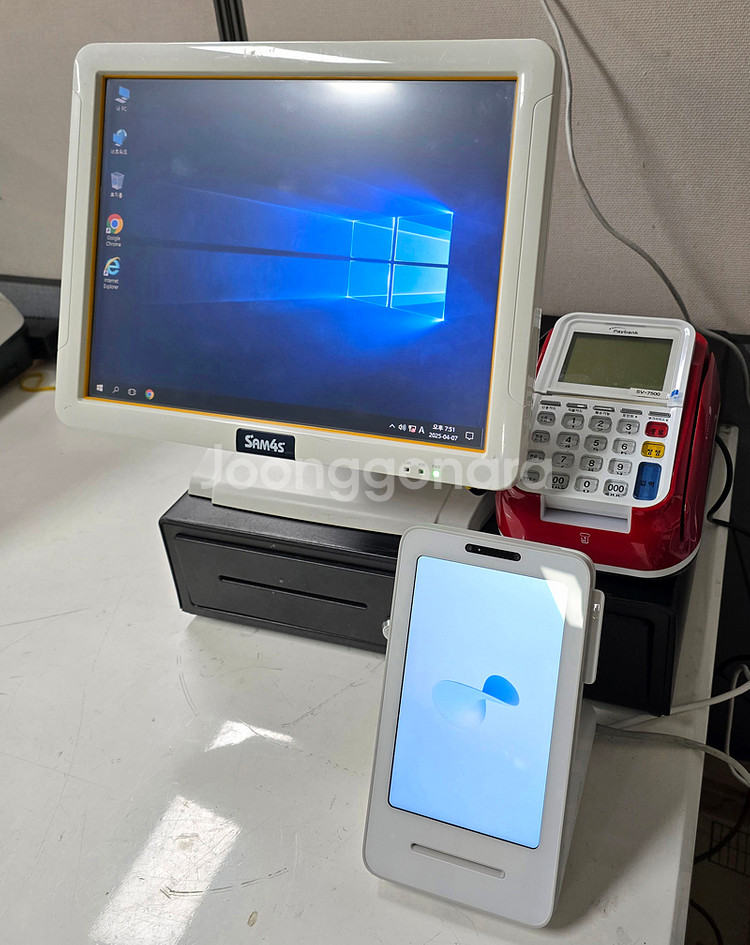 삼포스S-500중고포스기풀셋트 토스프런트벽걸이POS--0