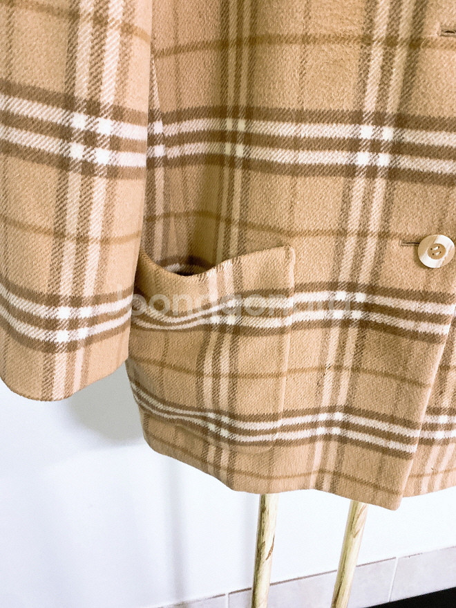 (여성100)버버리노바체크루즈핏울100%코트--2