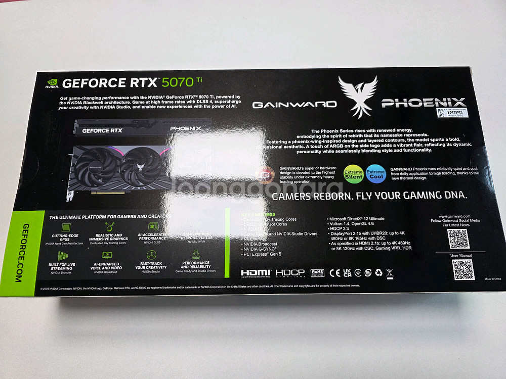 게인워드 RTX 5070 Ti 피닉스-S 그래픽카드--2