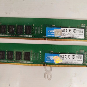 크루셜 DDR4 8GB 2400Mhz 메모리 2개