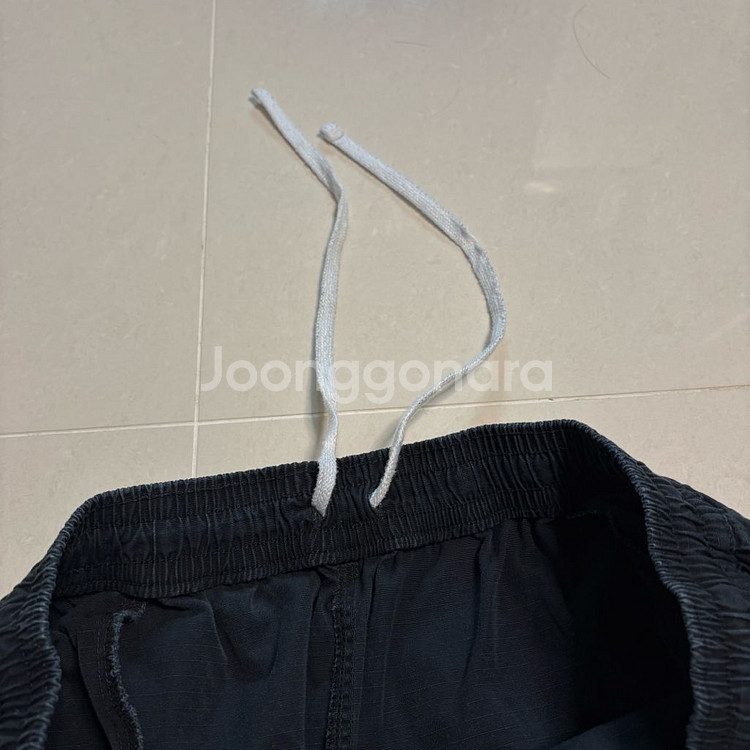 정품 나이키 퓨추라 블랙 카고팬츠 밴딩 바지--5