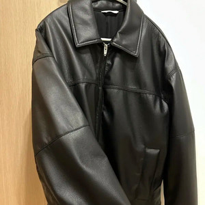 자라 zara leather 페이크 레더 점퍼 가죽 자
