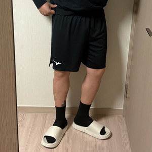 정품 미즈노 블랙 기능성 반바지 쇼츠팬츠