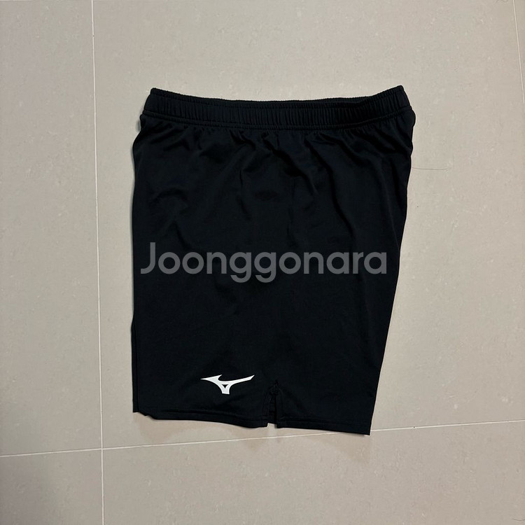 정품 미즈노 블랙 기능성 반바지 쇼츠팬츠--4