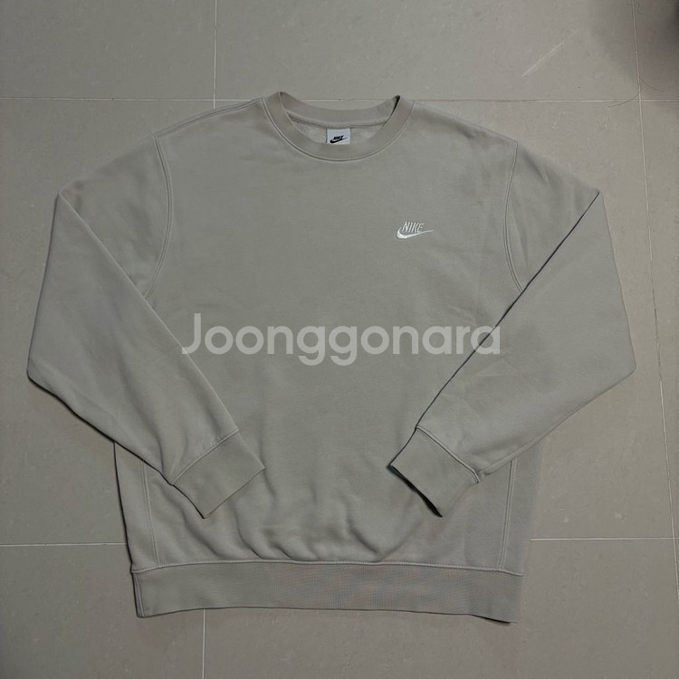 정품 나이키 퓨추라 에크루 기모 맨투맨 스웻셔츠--1
