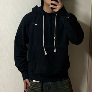 정품 나이키 드라이핏 스우시 블랙 후드티