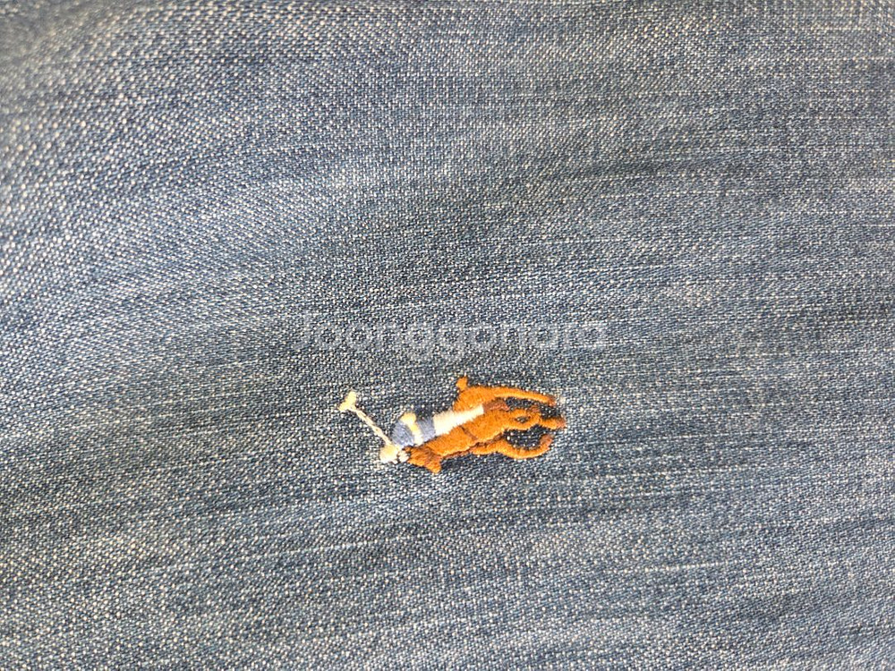폴로 커스텀핏 데님 셔츠 L사이즈(새상품)--3
