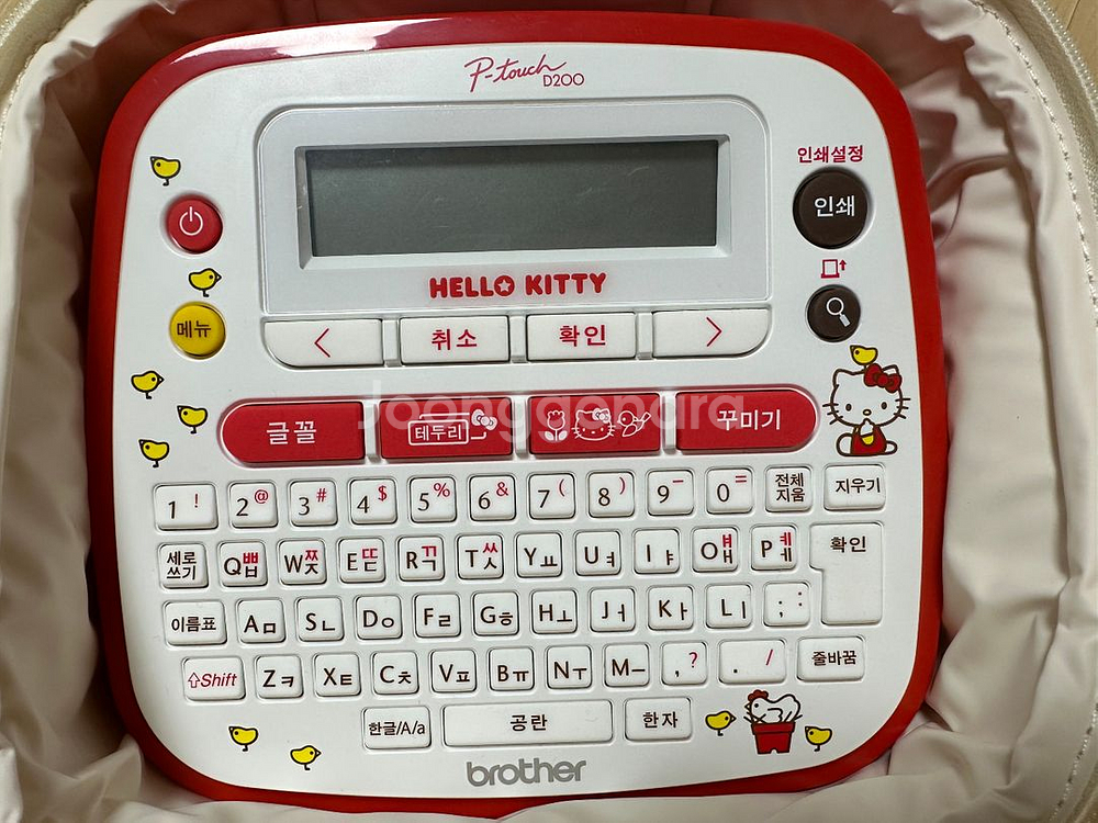 브라더 헬로 키티 라벨기--0